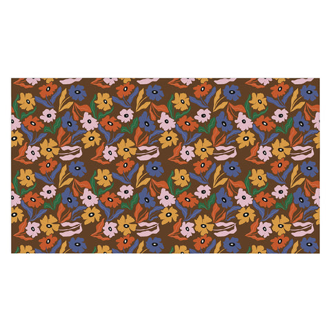 Miho Abstract floral pattern Tablecloth