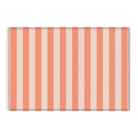 Miho baby orange stripe Outdoor Rug