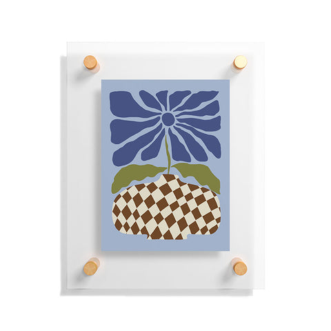 Miho Big blooming flowerpot Floating Acrylic Print