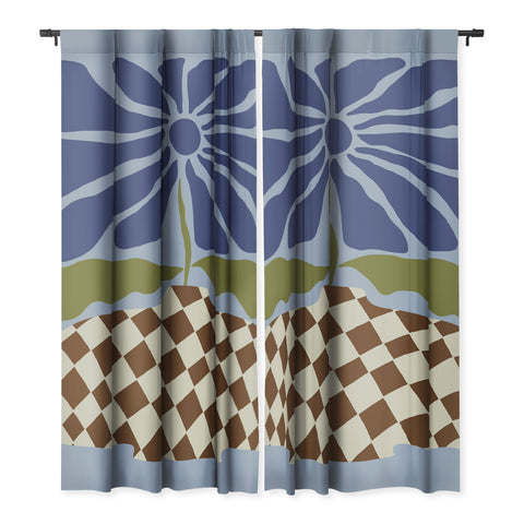 Miho Big blooming flowerpot Blackout Non Repeat