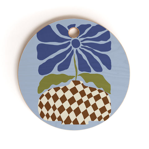 Miho Big blooming flowerpot Cutting Board Round