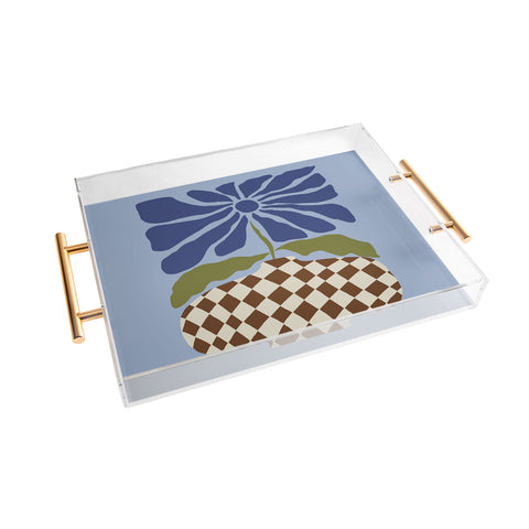 Miho Big blooming flowerpot Acrylic Tray