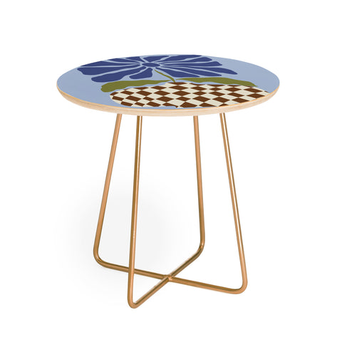 Miho Big blooming flowerpot Round Side Table