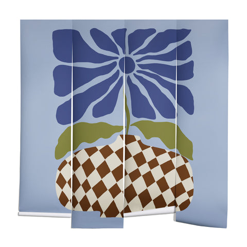 Miho Big blooming flowerpot Wall Mural