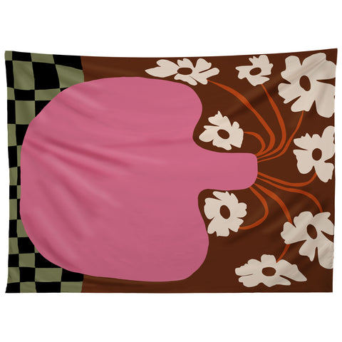 Miho Big pot with flower Tapestry