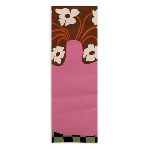 Miho Big pot with flower Yoga Towel