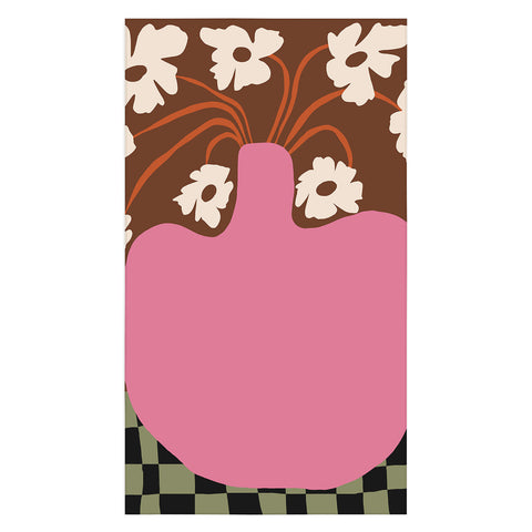 Miho Big pot with flower Tablecloth