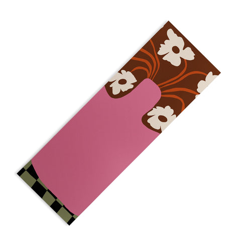 Miho Big pot with flower Yoga Mat