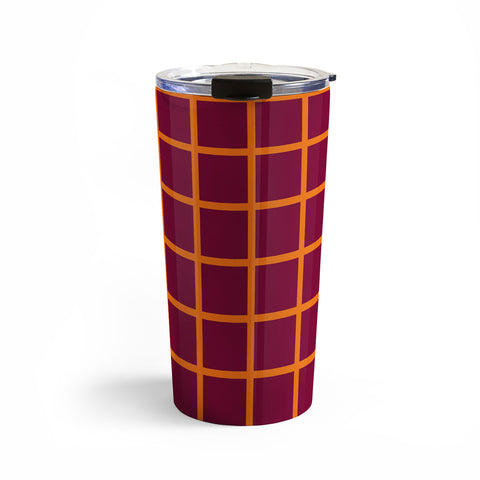 Miho chequered Travel Mug