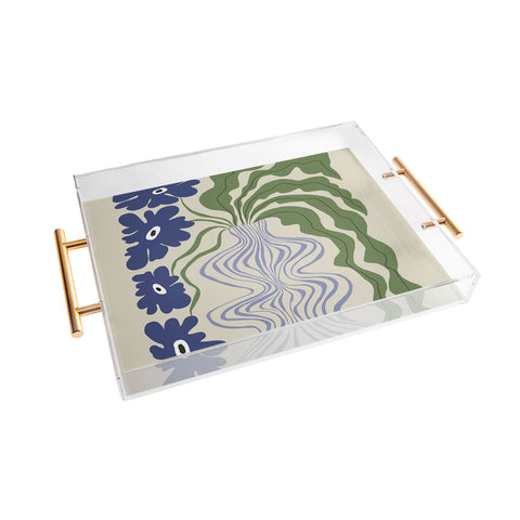 Miho Dropping leaf plant Acrylic Tray