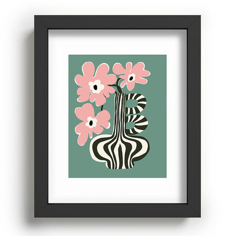 Miho Floral strip Recessed Framing Rectangle