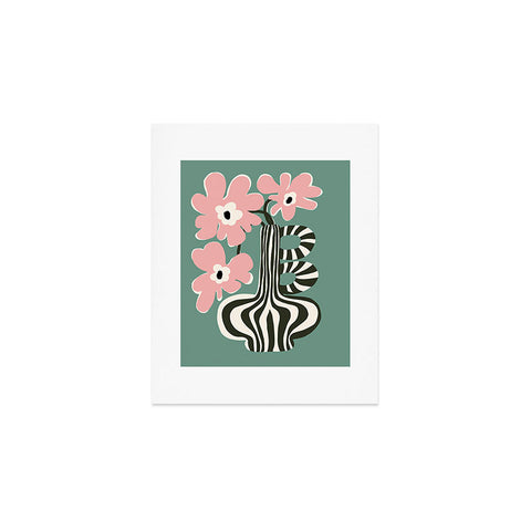 Miho Floral strip Art Print