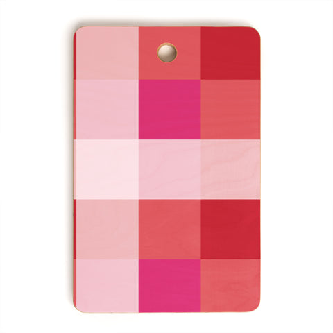 Miho geometrical color illusion Cutting Board Rectangle
