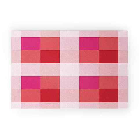 Miho geometrical color illusion Welcome Mat