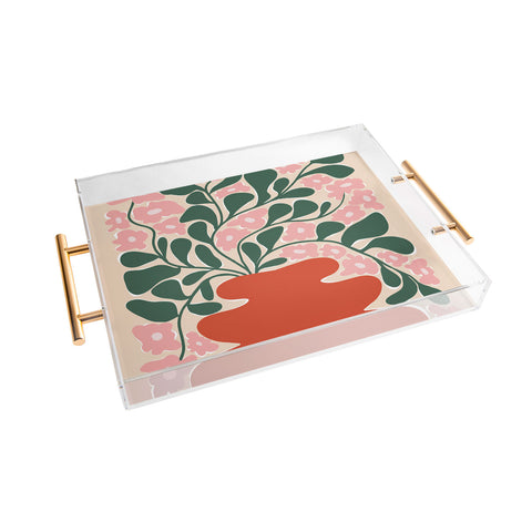 Miho Magic flower pot 1 Acrylic Tray