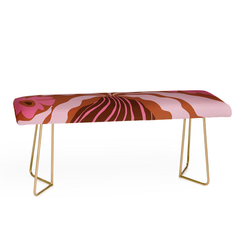 Miho Midcentury blooming pot Bench