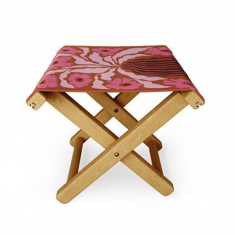 Miho Midcentury blooming pot Folding Stool