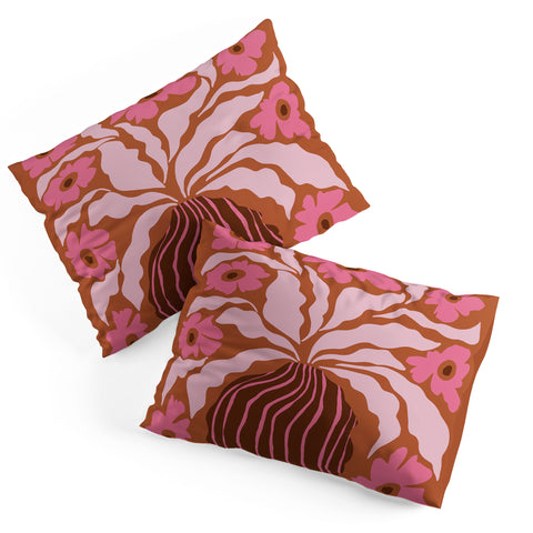 Miho Midcentury blooming pot Pillow Shams