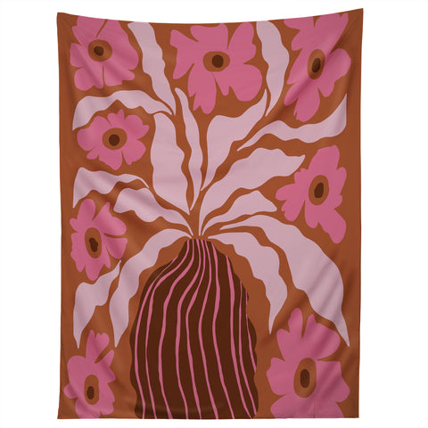 Miho Midcentury blooming pot Tapestry