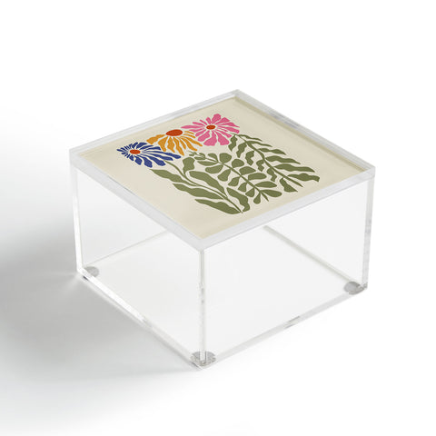 Miho MidCentury floral Acrylic Box