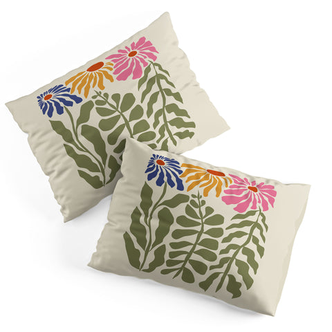 Miho MidCentury floral Pillow Shams