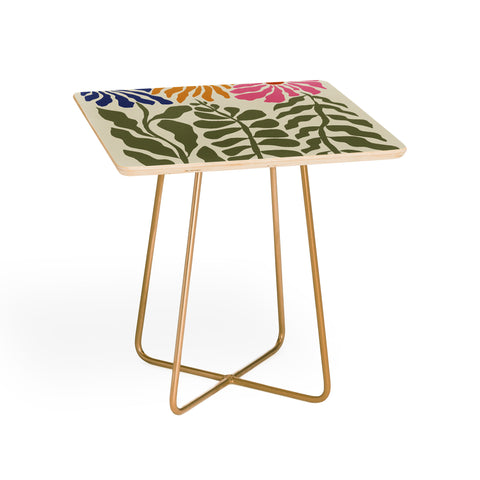 Miho MidCentury floral Side Table