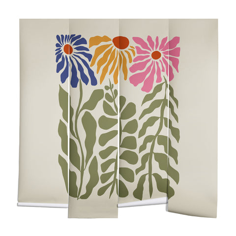 Miho MidCentury floral Wall Mural