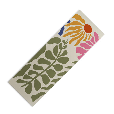 Miho MidCentury floral Yoga Mat