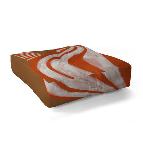 Miho Minimal Pottery 1 Floor Pillow Square