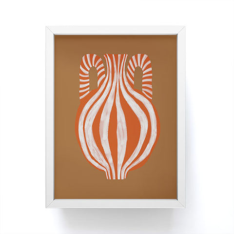 Miho Minimal Pottery 1 Framed Mini Art Print