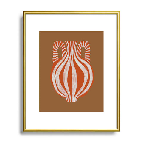 Miho Minimal Pottery 1 Metal Framed Art Print