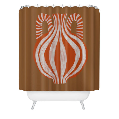 Miho Minimal Pottery 1 Shower Curtain