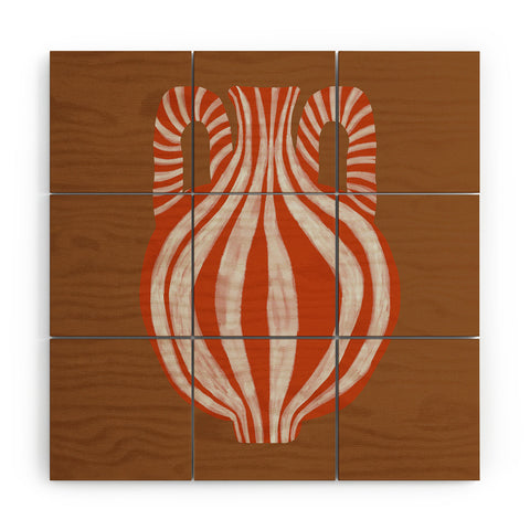 Miho Minimal Pottery 1 Wood Wall Mural