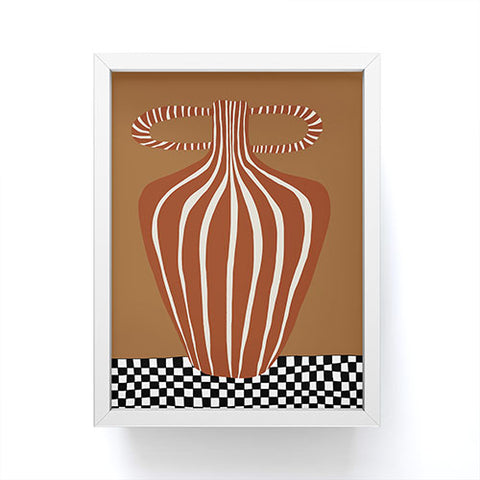 Miho Minimal Pottery 2 Framed Mini Art Print