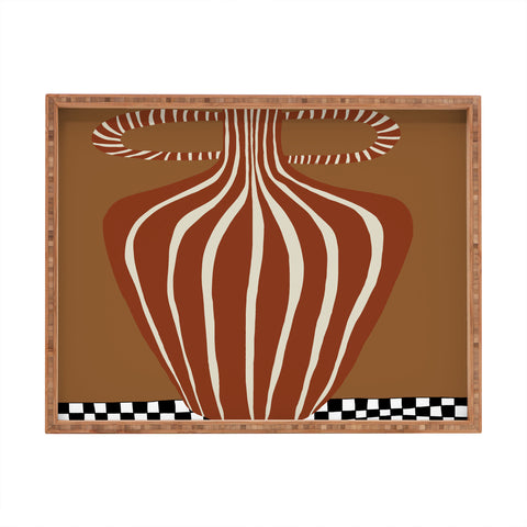 Miho Minimal Pottery 2 Rectangular Tray