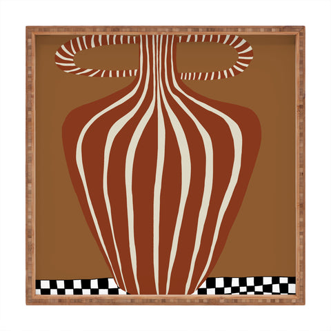 Miho Minimal Pottery 2 Square Tray