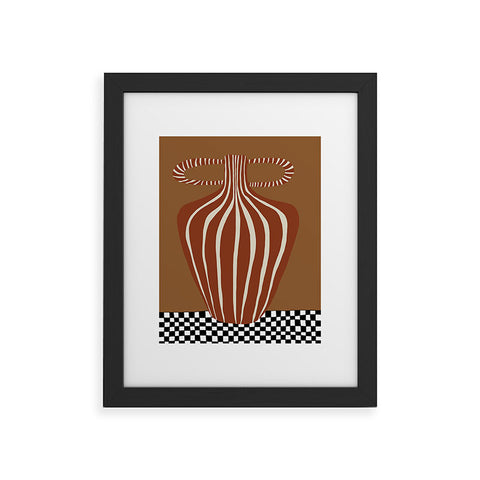 Miho Minimal Pottery 2 Framed Art Print