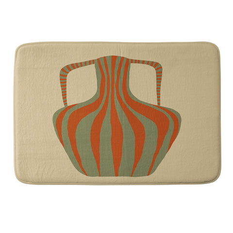 Miho Minimal Pottery 3 Memory Foam Bath Mat