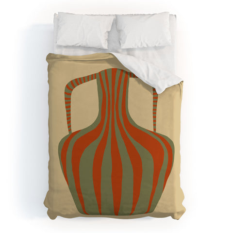 Miho Minimal Pottery 3 Duvet Cover