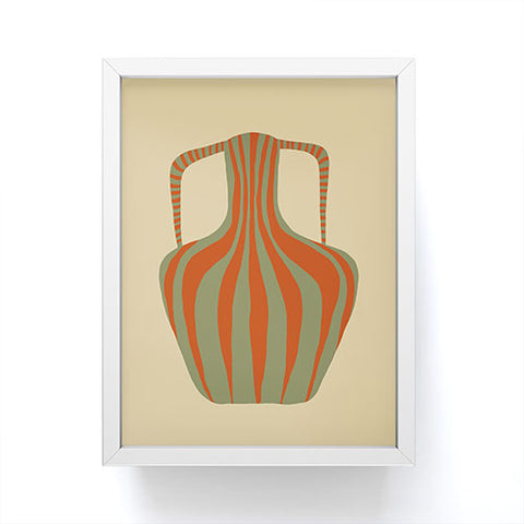 Miho Minimal Pottery 3 Framed Mini Art Print