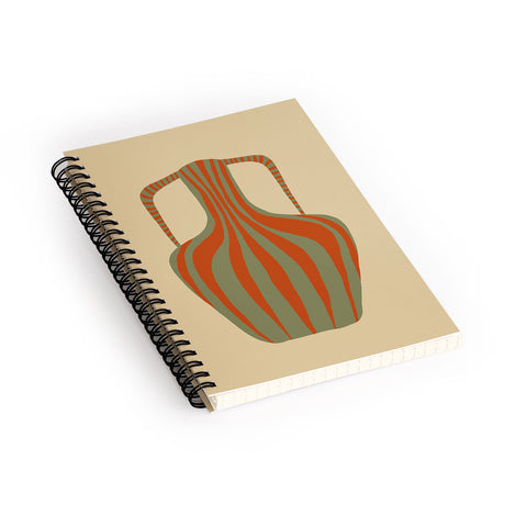 Miho Minimal Pottery 3 Spiral Notebook