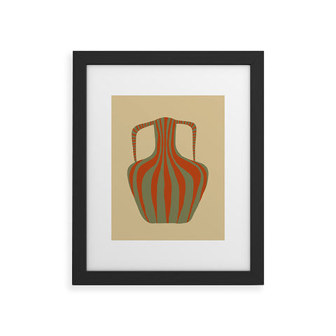 Miho Minimal Pottery 3 Framed Art Print