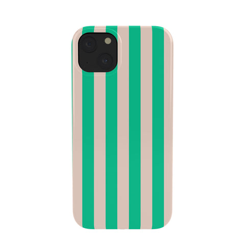 Miho minted stripe Phone Case