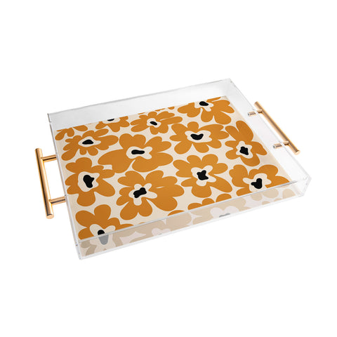 Miho spring summer garden Acrylic Tray