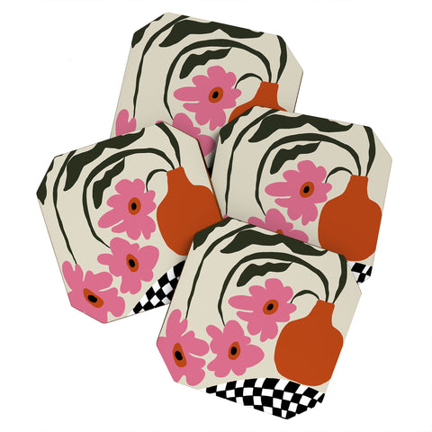 Miho Vintage blossom Coaster Set