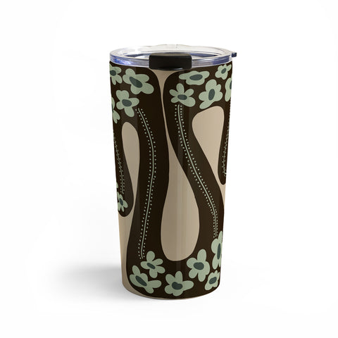 Miho wild and free green anaconda Travel Mug