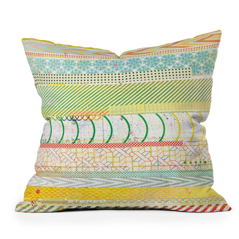 MIK Danger Kitty Outdoor Throw Pillow