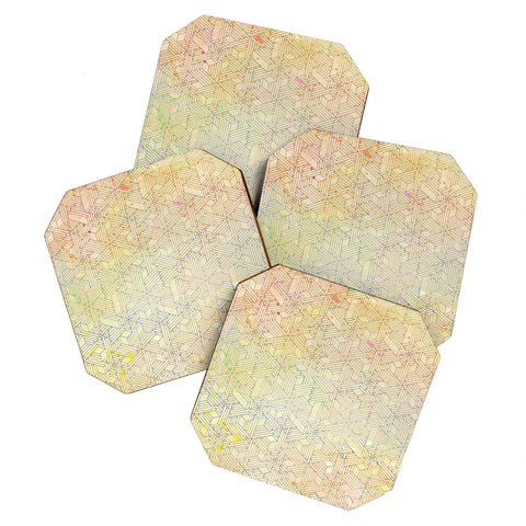 MIK Geometric Perspective Coaster Set