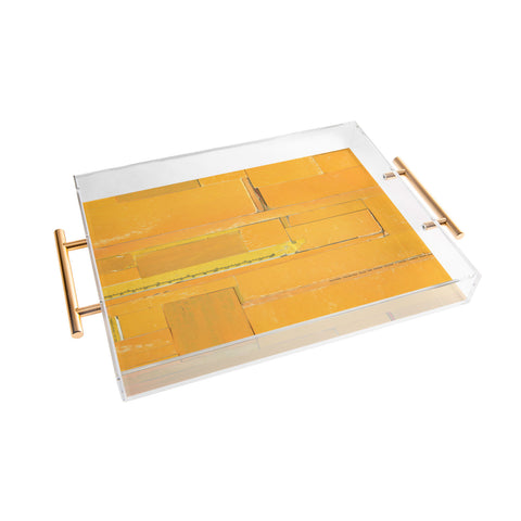 MIK Golden Collage Acrylic Tray
