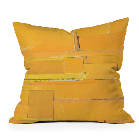 MIK Golden Collage Outdoor Throw Pillow